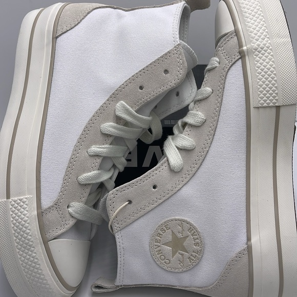 Converse WMNS CTAS LIFT HI
WHITE/VAPOROUS GRAY/LIGHT GOLD A09774C Platforms Snkr - Picture 11 of 16